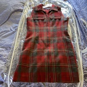 Breetches Wool Black & Grey plaid Dress, Size 4